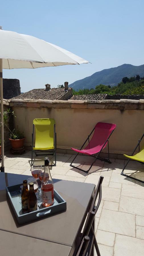 Gites Du Chateau D'Alencon Le Pegue Ngoại thất bức ảnh